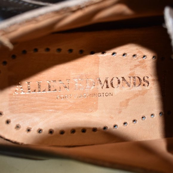 New! Allen Edmonds Nomad Plain-toe Derby Brown Size 12 D 3422 DD288